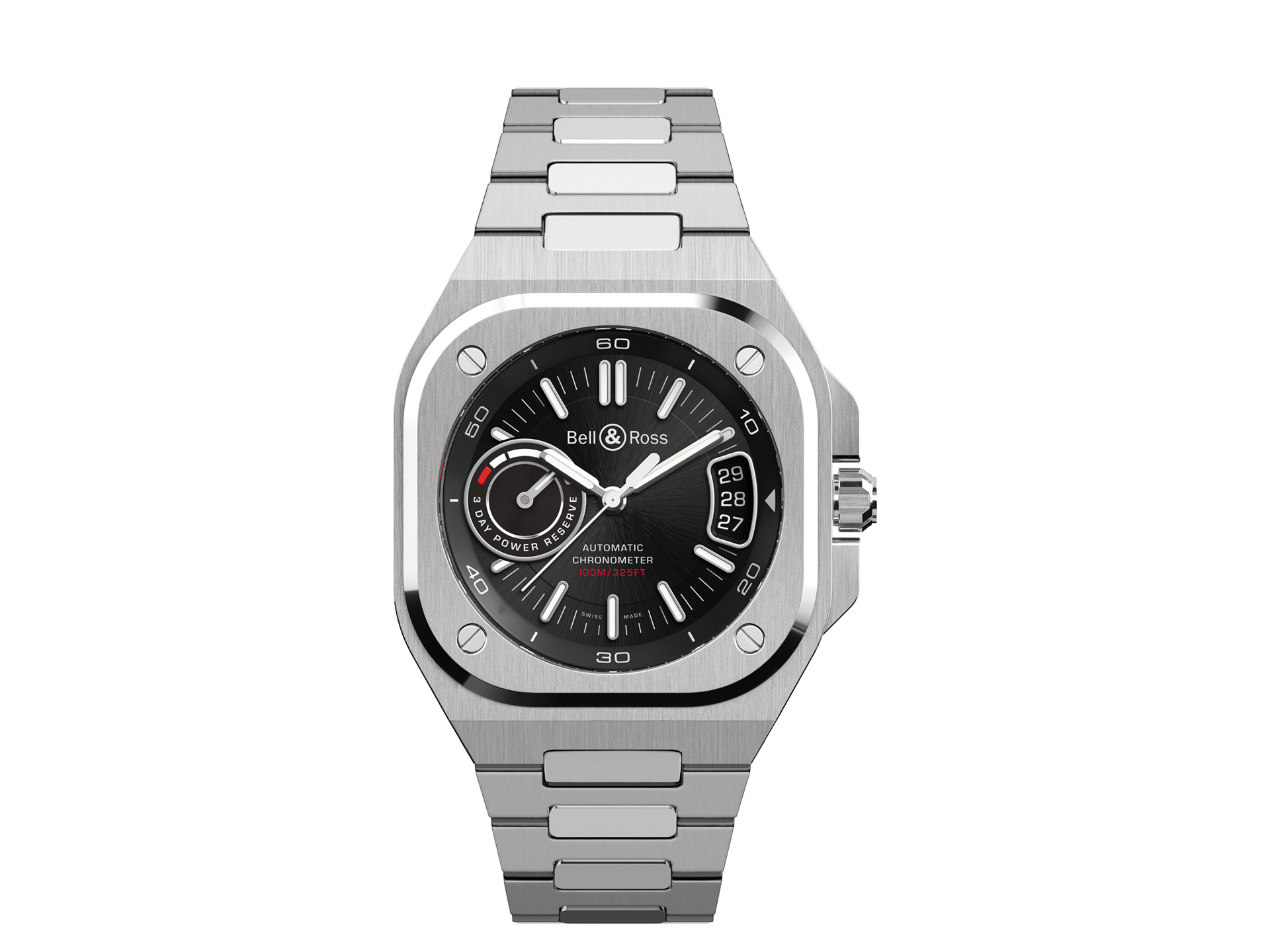 BELL & ROSS BR X5 BLACK STEEL