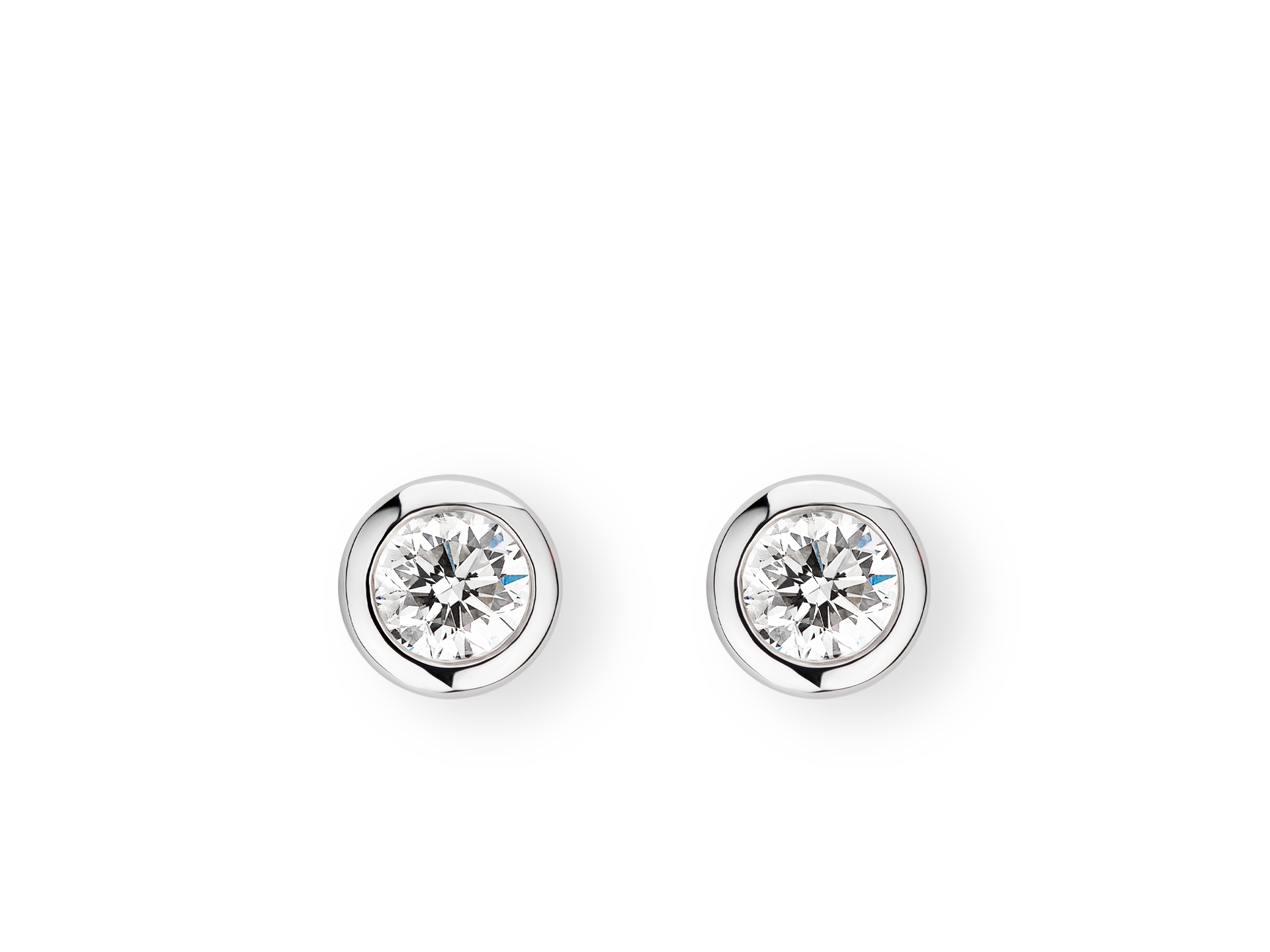 SOLITAIRE OHRSTECKER0,78 CARAT