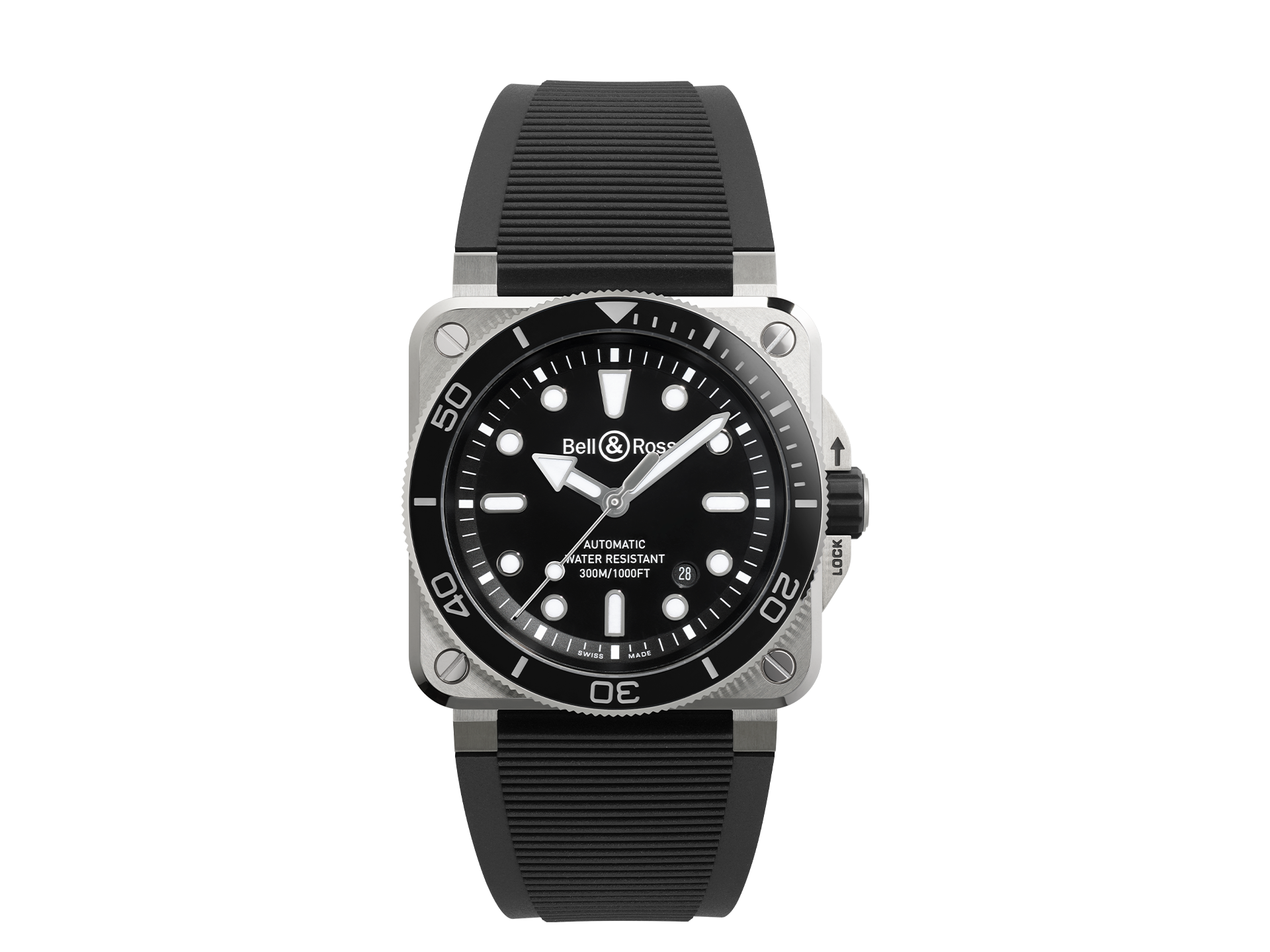 BELL & ROSS BR 03 DIVER BLACK STEEL