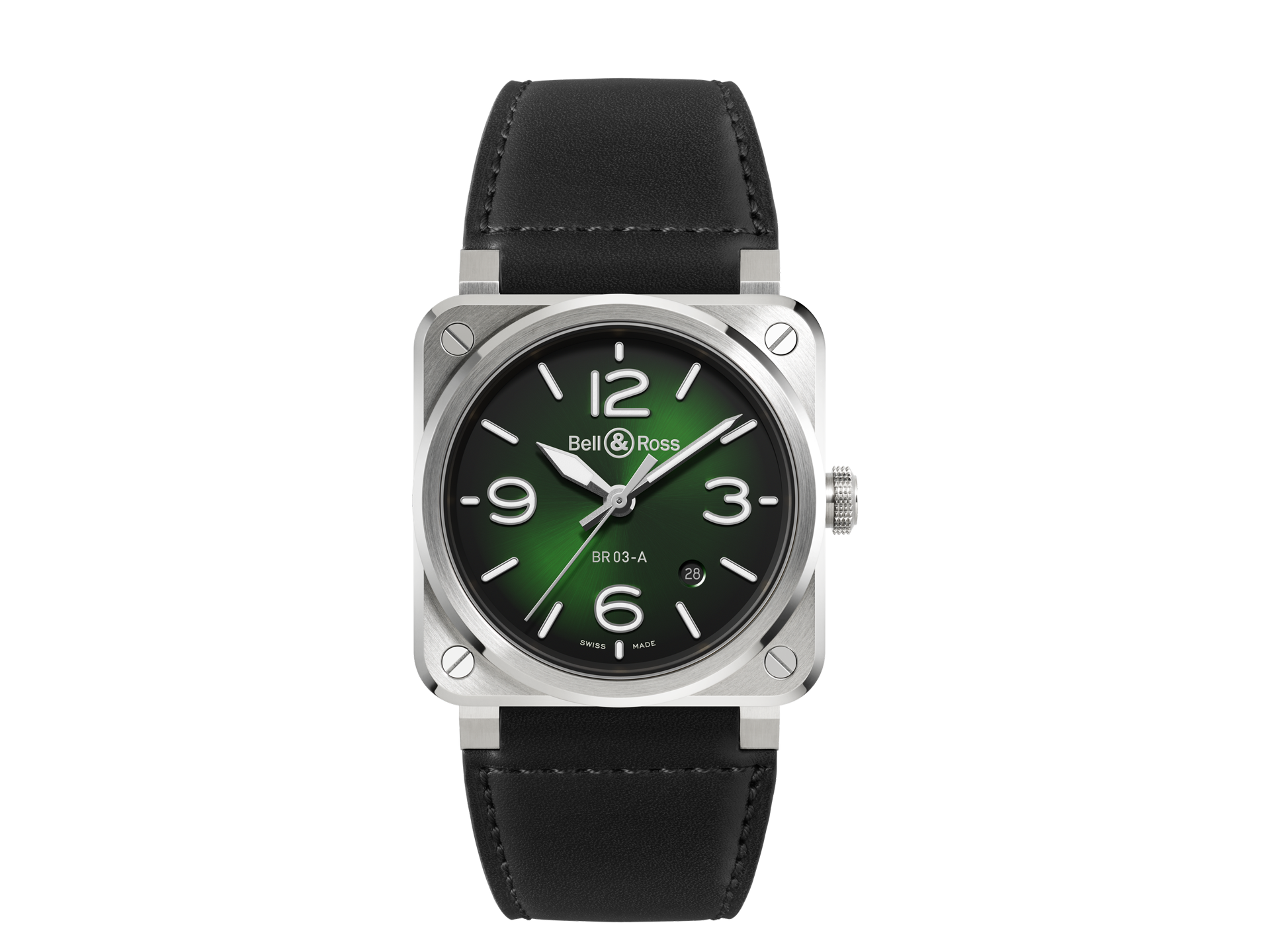 BELL & ROSS BR-03 GREEN STEEL
