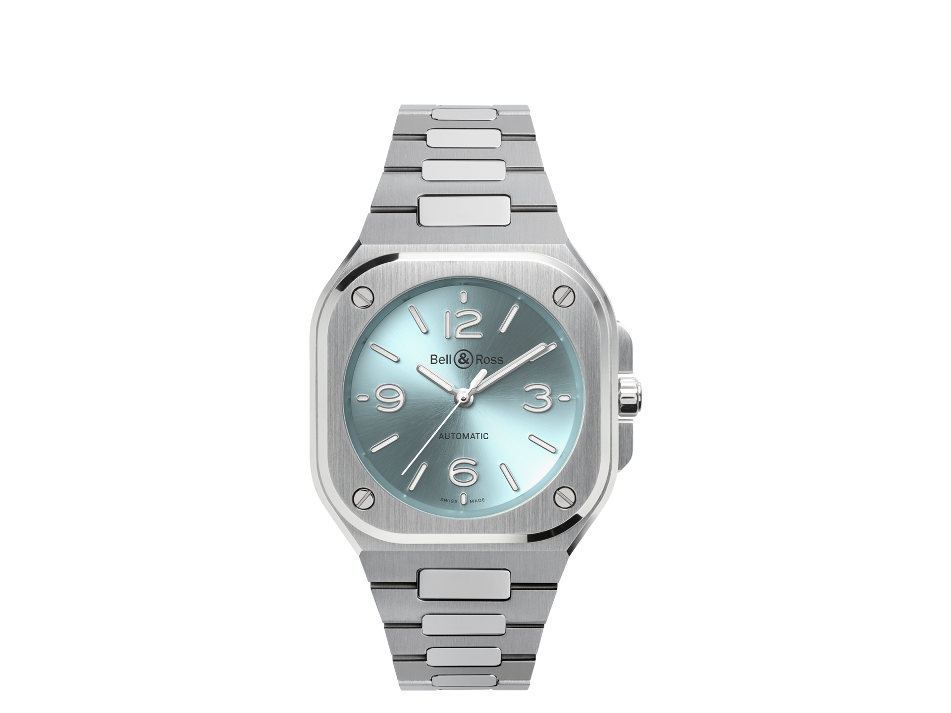 BELL & ROSS BR 05 36 MM ICE BLUE STEEL