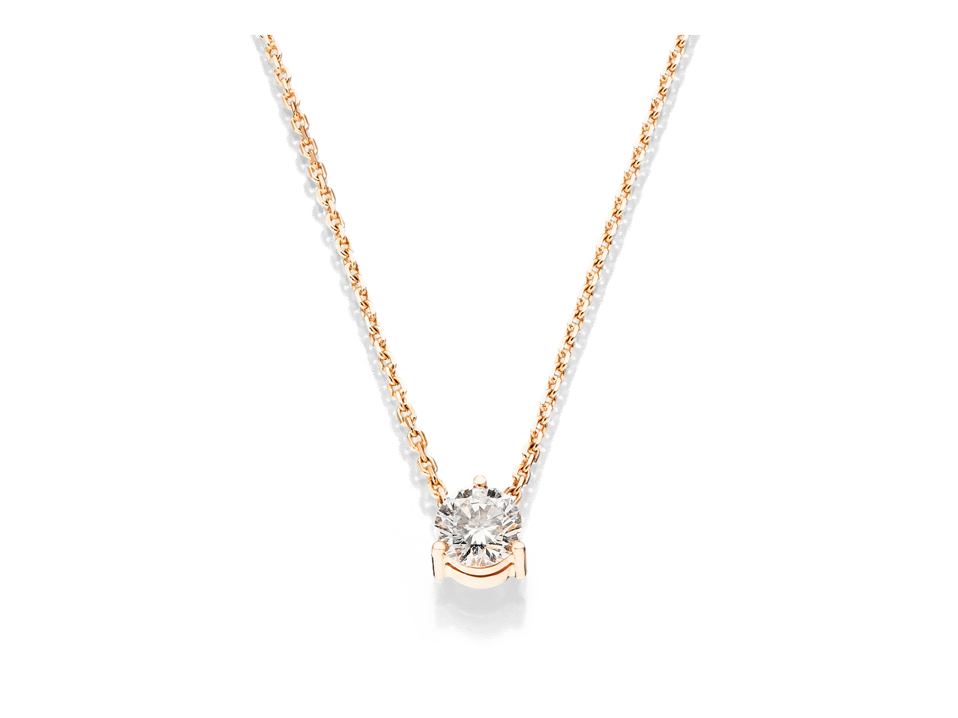 SOLITAIRE HALSKETTE 0,45 CARAT