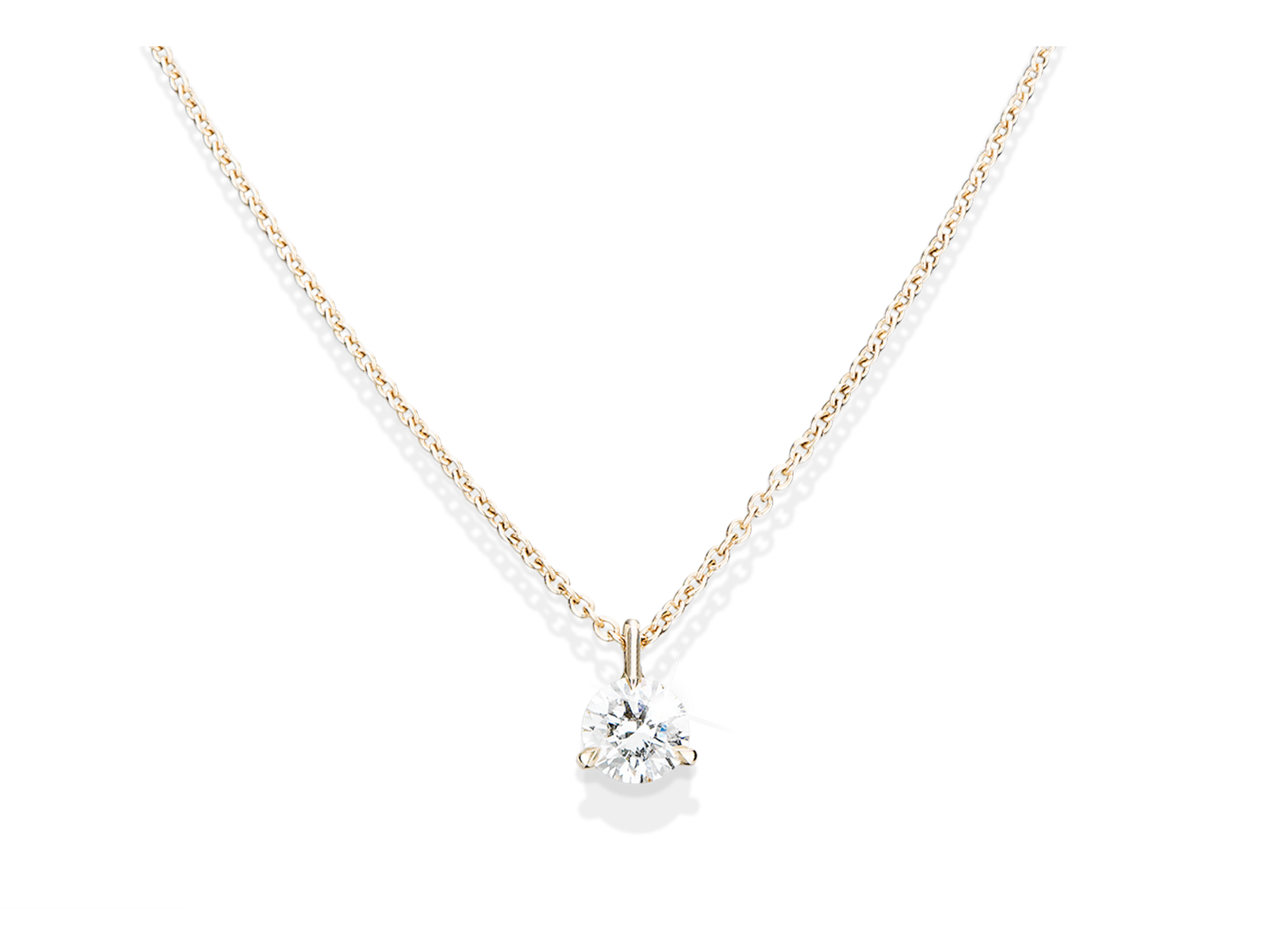 SOLITAIRE HALSKETTE 0,60 CARAT